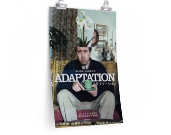 Nicolas Cage Adaptation Alternative Movie Poster Print