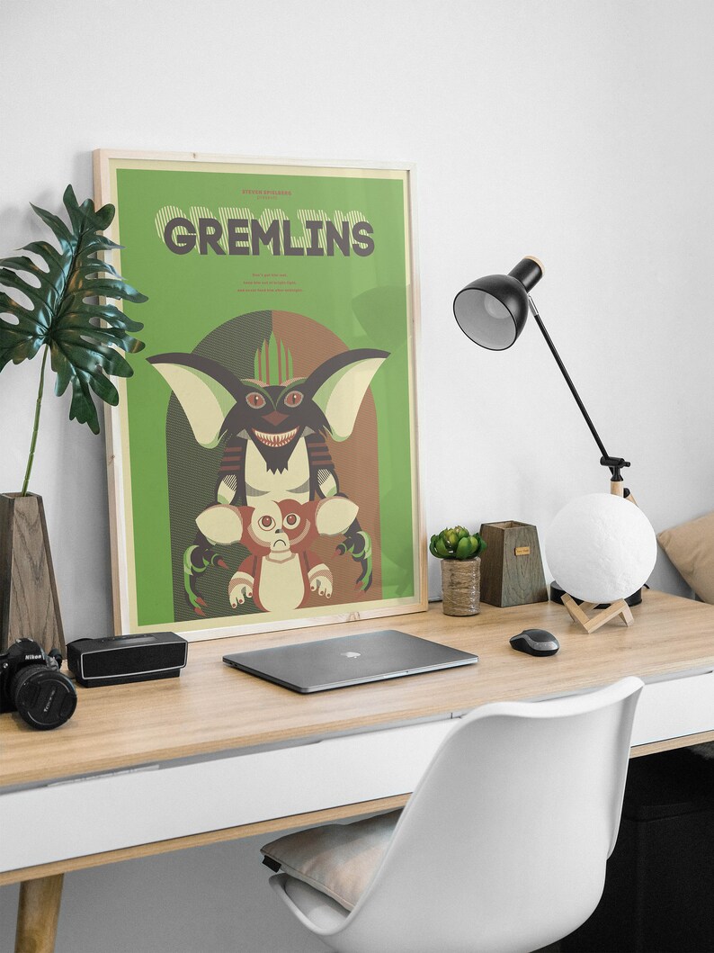 Gremlins Alternative Movie Poster Minimalism Art Print image 2