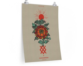 Midsommar Ari Aster Alternative Minimalist Horror Art Print Premium Matte vertical posters