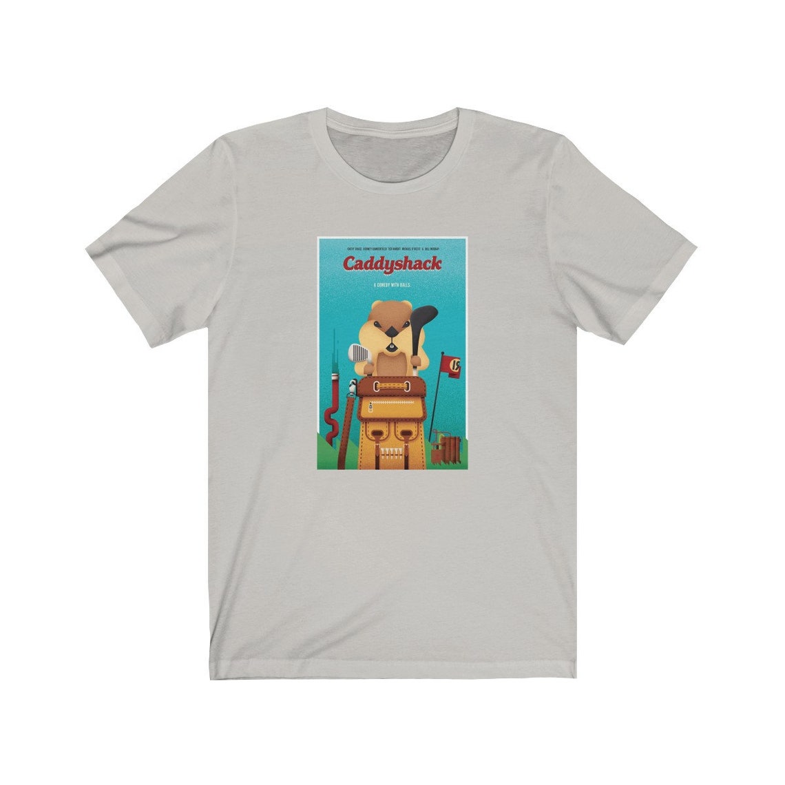 Caddyshack Gopher Poster Unisex Jersey Short Sleeve Tee Etsy