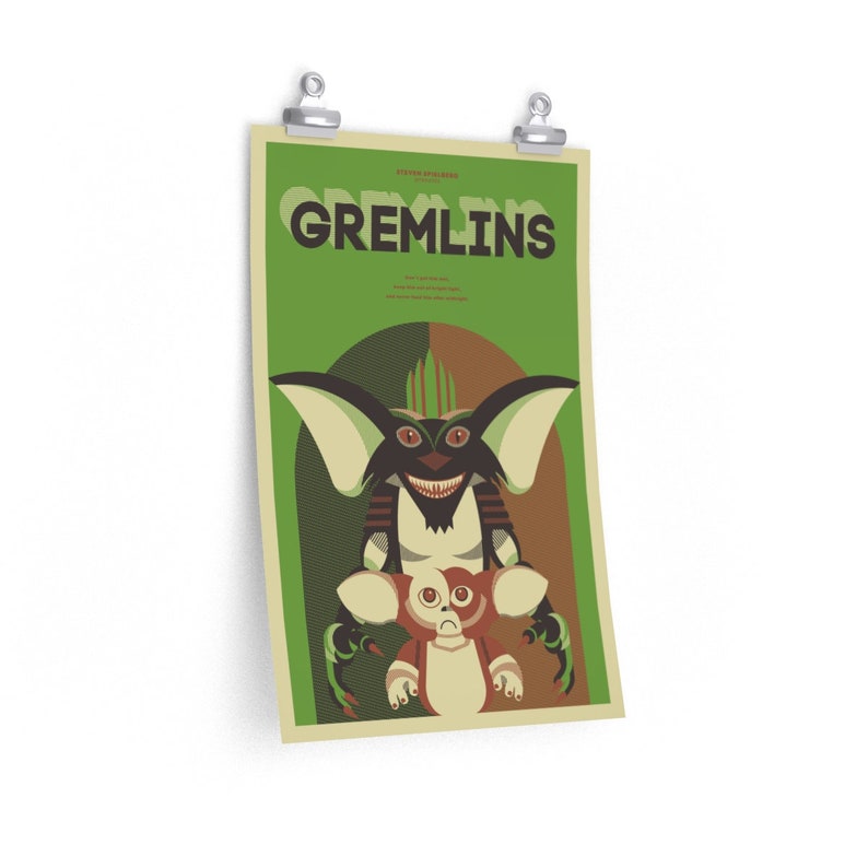 Gremlins Alternative Movie Poster Minimalism Art Print image 3