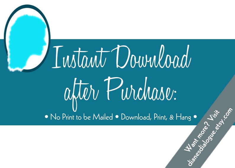 Just Breathe Printable. Digital Download Gift for Women. Inspirational ...