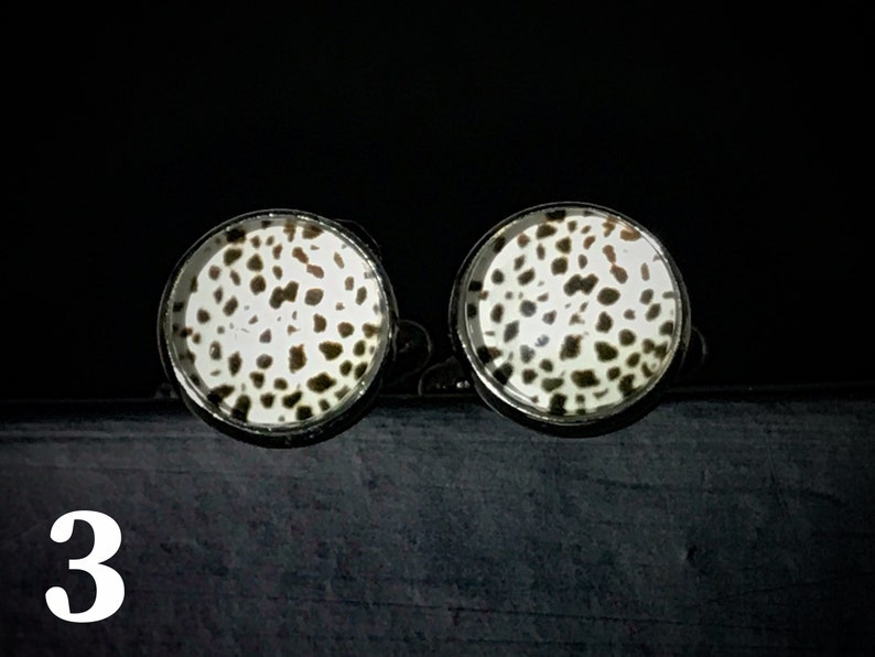 12mm Animal Patterned Cufflinks