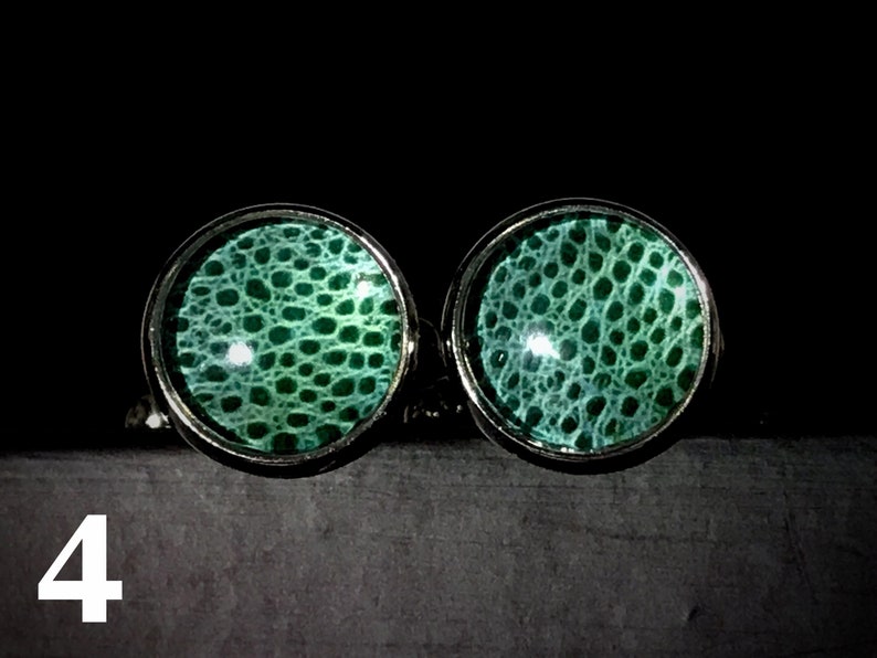 12mm Animal Patterned Cufflinks