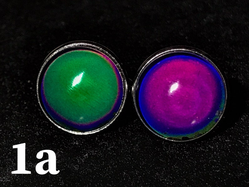 Mood Color Changing Cufflinks Tie Clip or Set