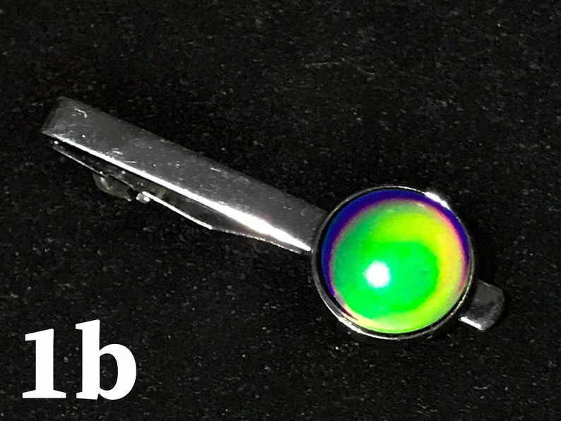 Mood Color Changing Cufflinks Tie Clip or Set