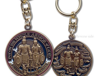 Armor of God Key Chain with Swivel