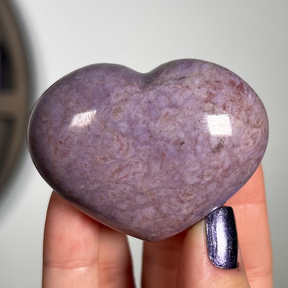 Lavender Jade Heart