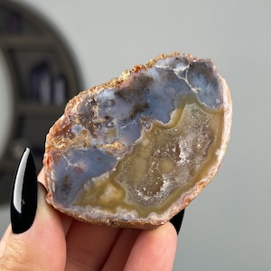 Ojo Druzy Laguna Agate, Agate dentelle mexicaine