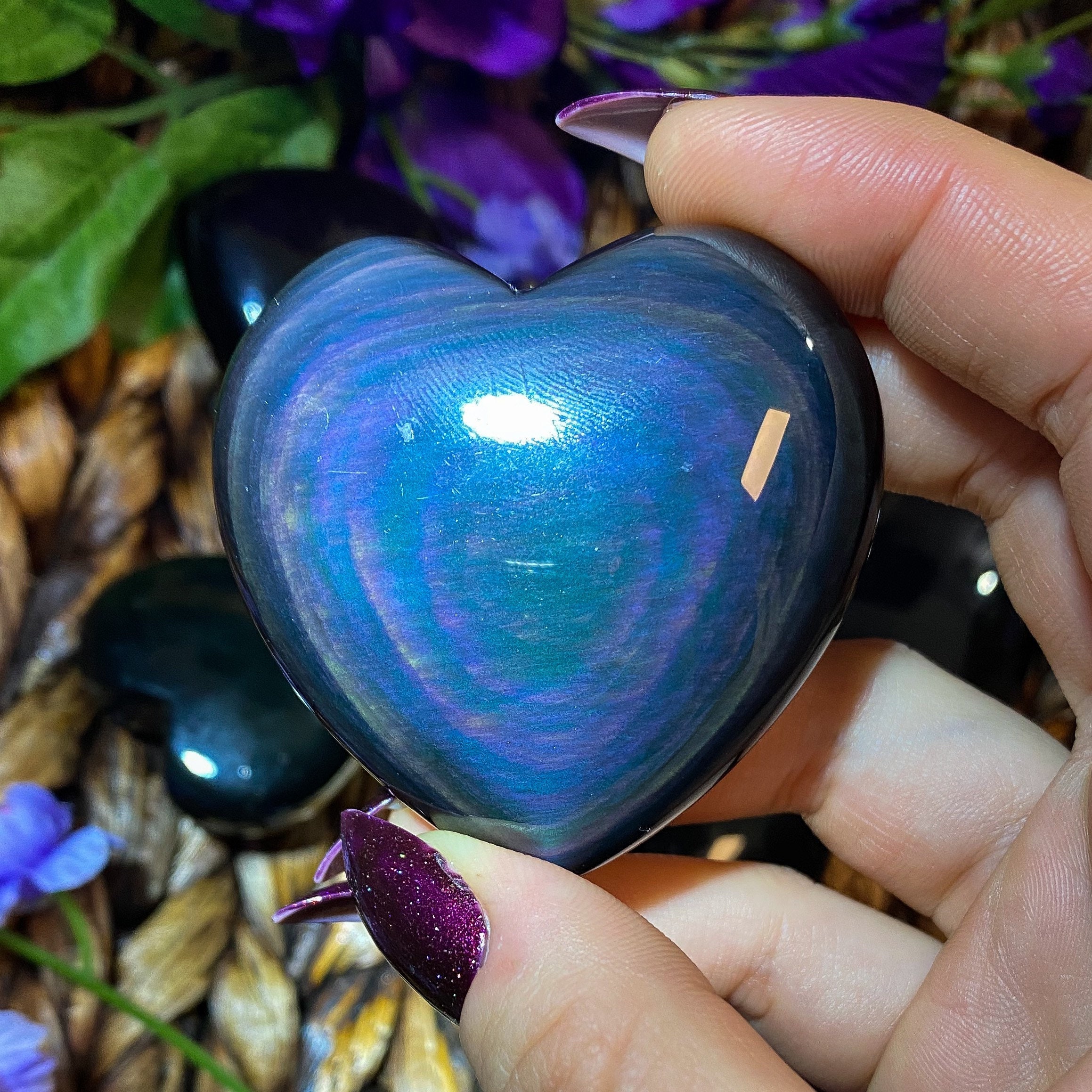 rainbow obsidian rainbow obsidian