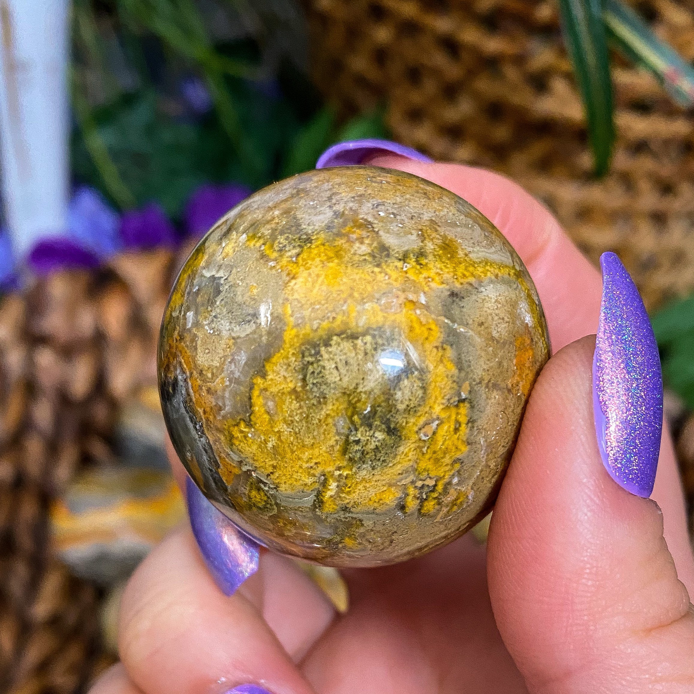 93g Bumblebee Jasper Sphere