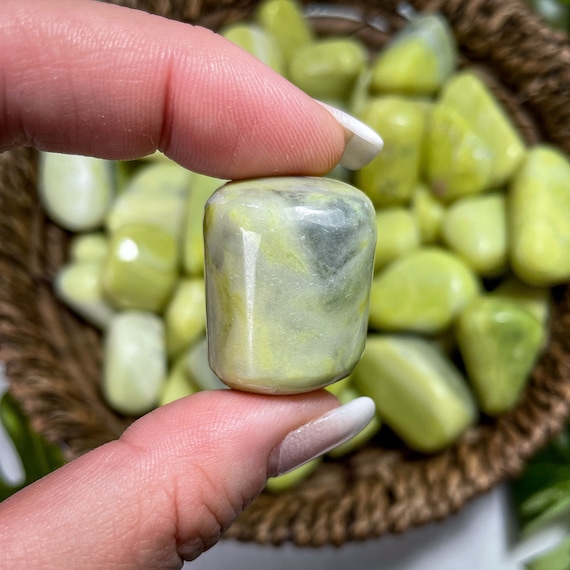 Lime green stone sale