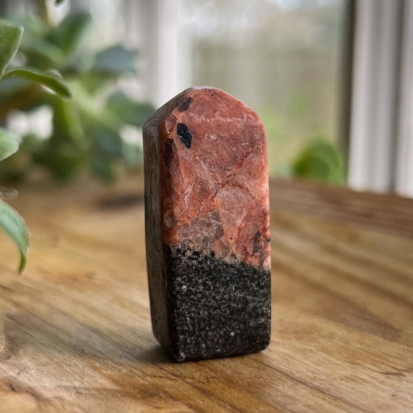 Rare Red Dragon Euphoralite Crystal Tower: 2.8 Billion Years Old