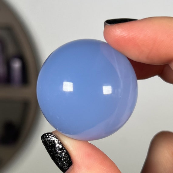 Blue Chalcedony Sphere