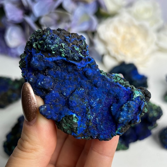 You Choose Extra Large Vibrant Raw Azurite and Malachite Specimens