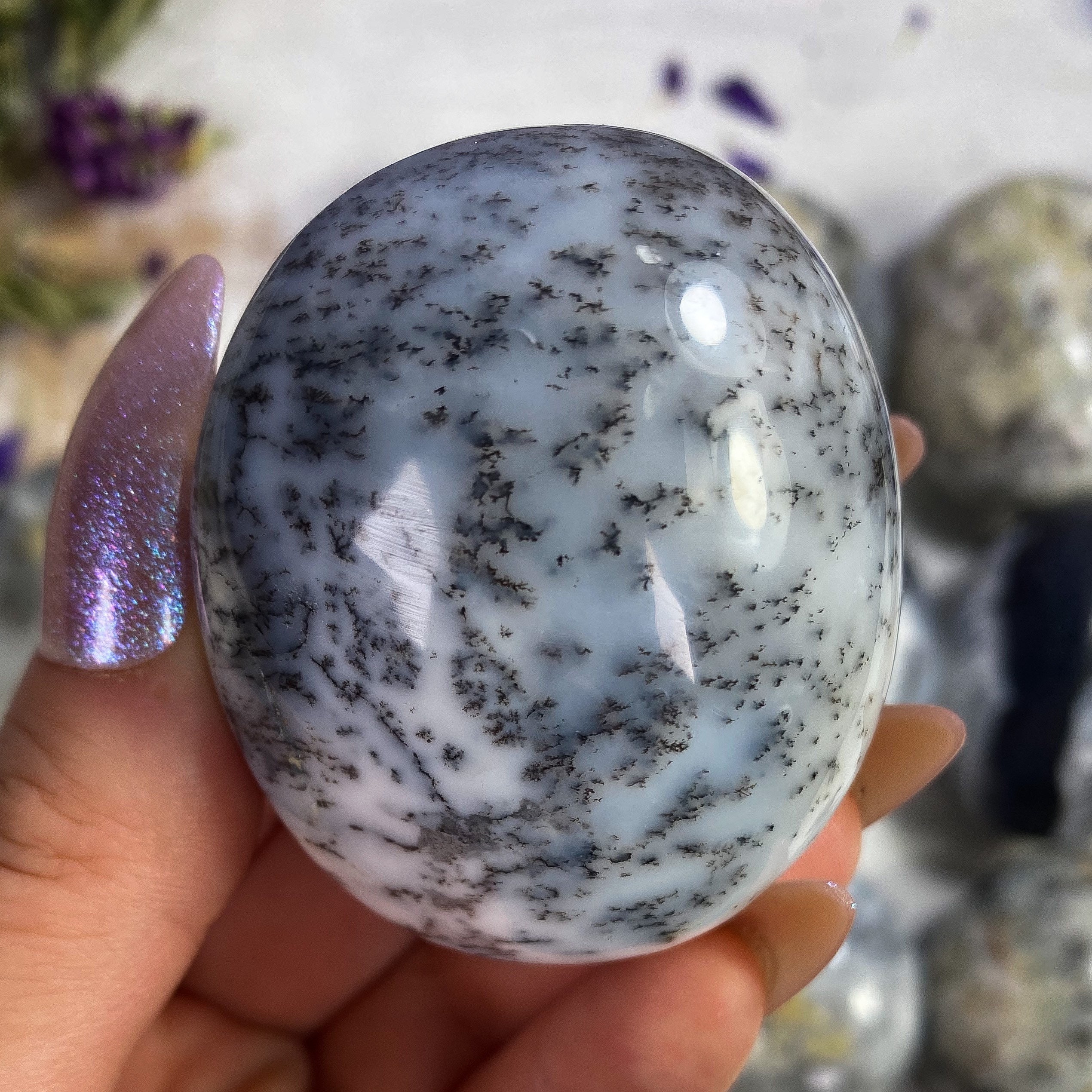 You Choose Merlinite Palm Stones