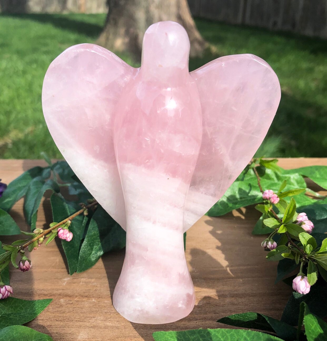 Rose Quartz Angel XL