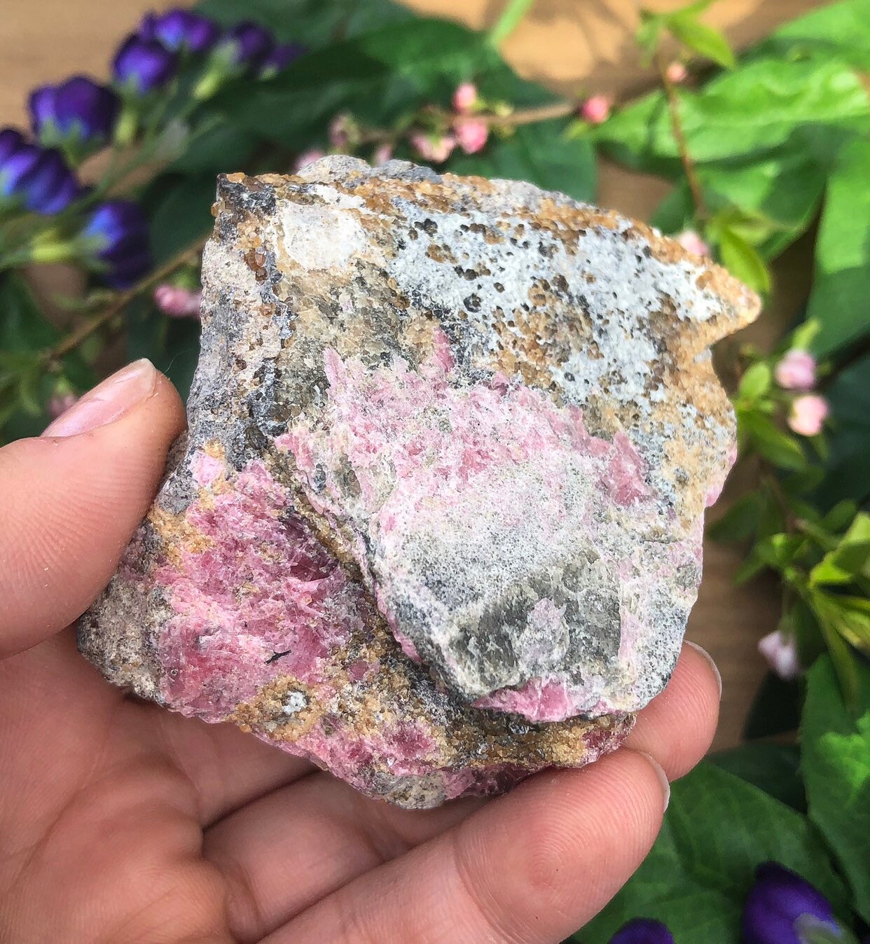 Raw Rhodonite Crystal