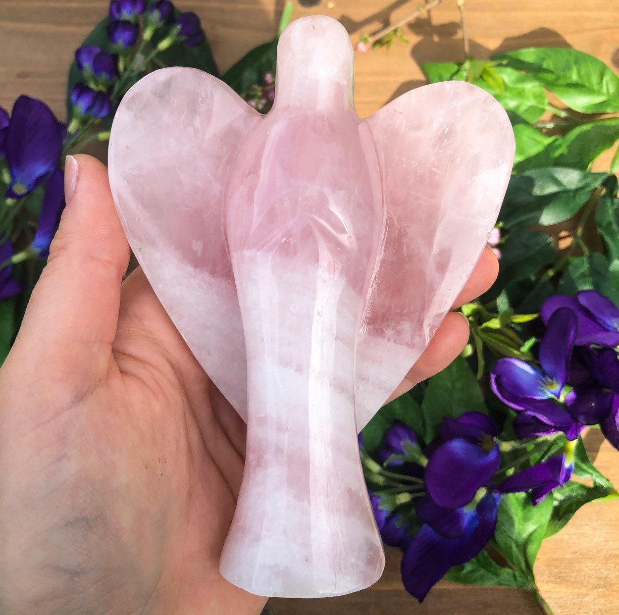 Rose Quartz Angel XL