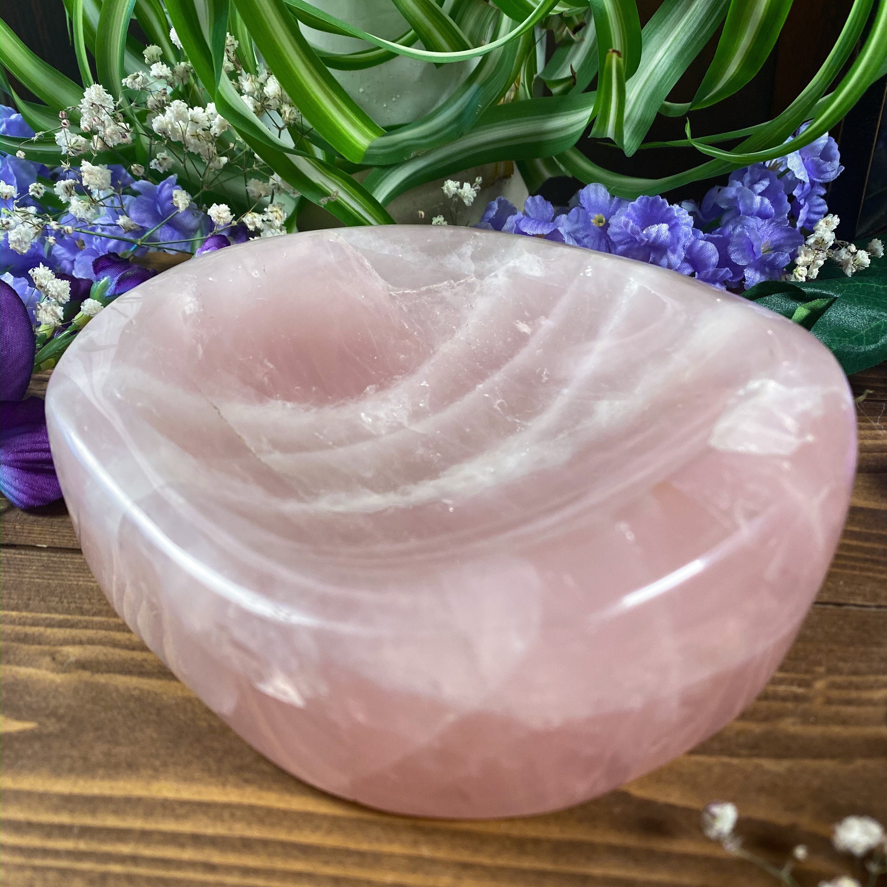pink quartz bowl pink quartz bowl