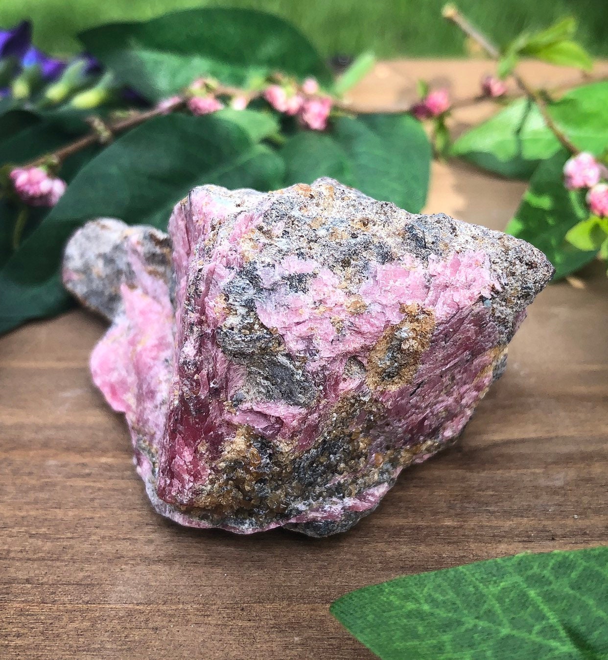 Raw Rhodonite Crystal