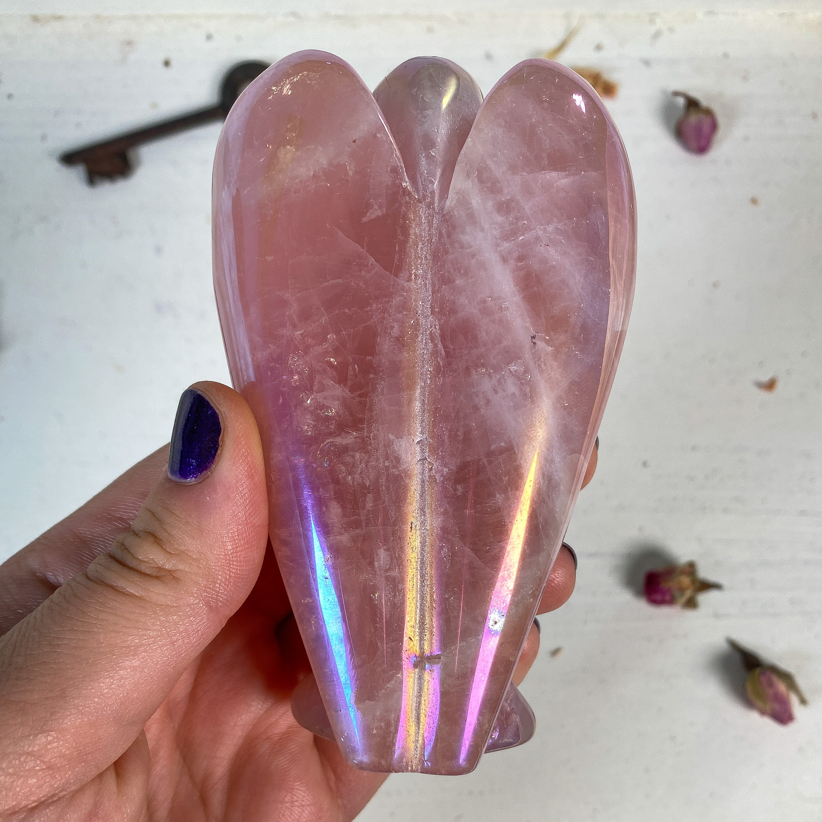 Aura Rose Quartz Angel