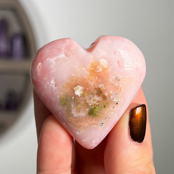 Pink Opal Hearts