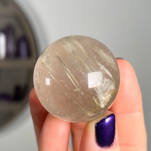 Rutilated Chlorite Quartz Sphere: Rare Inclusion Crystal Ball
