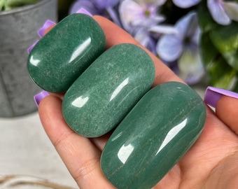 Green Aventurine Small Pocket Stones, Good Luck Stone