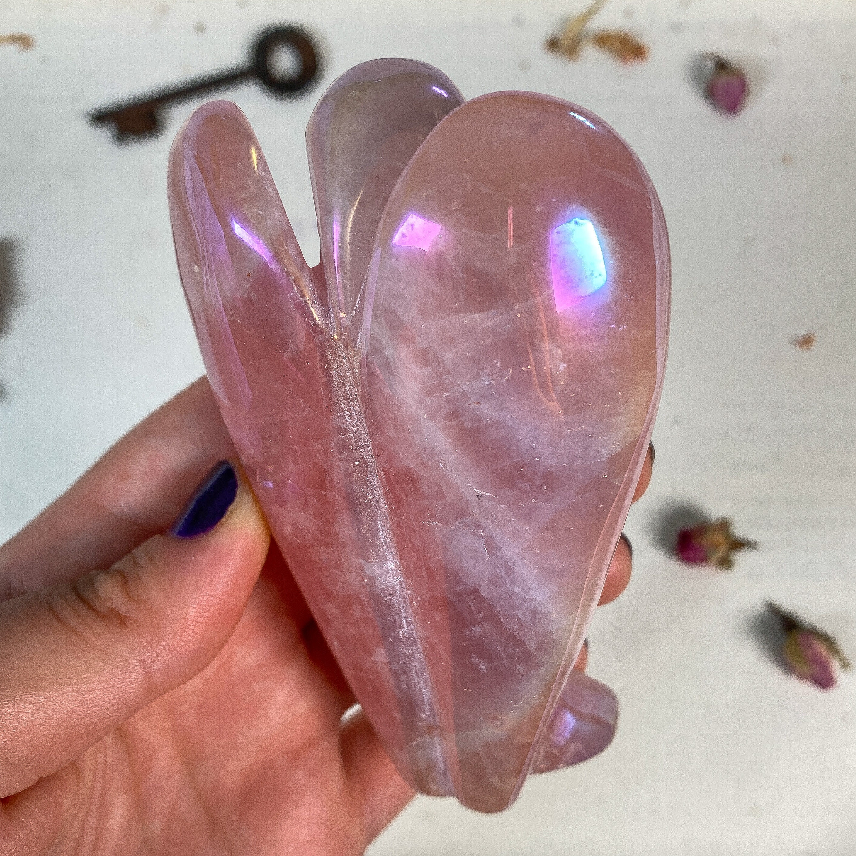 Aura Rose Quartz Angel