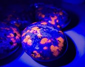 You Choose High Quality Yooperlite Palm Stones, UV Reactive, Emberlite