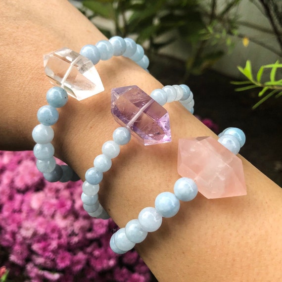 Aquamarine DT Wand Bracelet