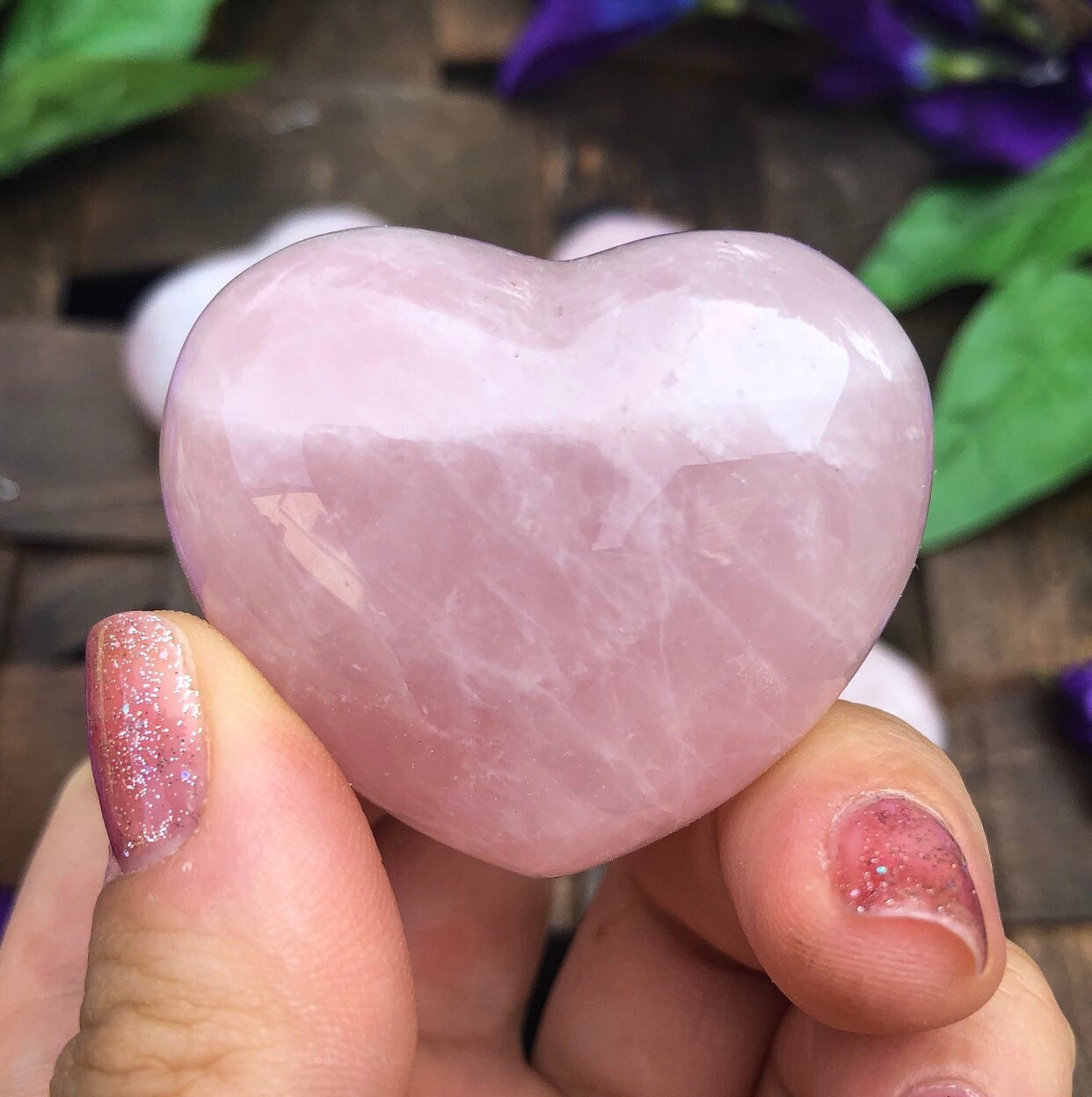 Rose Quartz Hearts