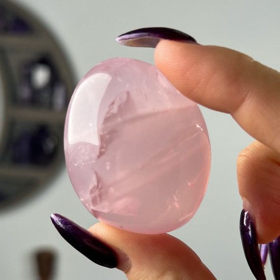 You Choose Star Rose Quartz Palm Stones