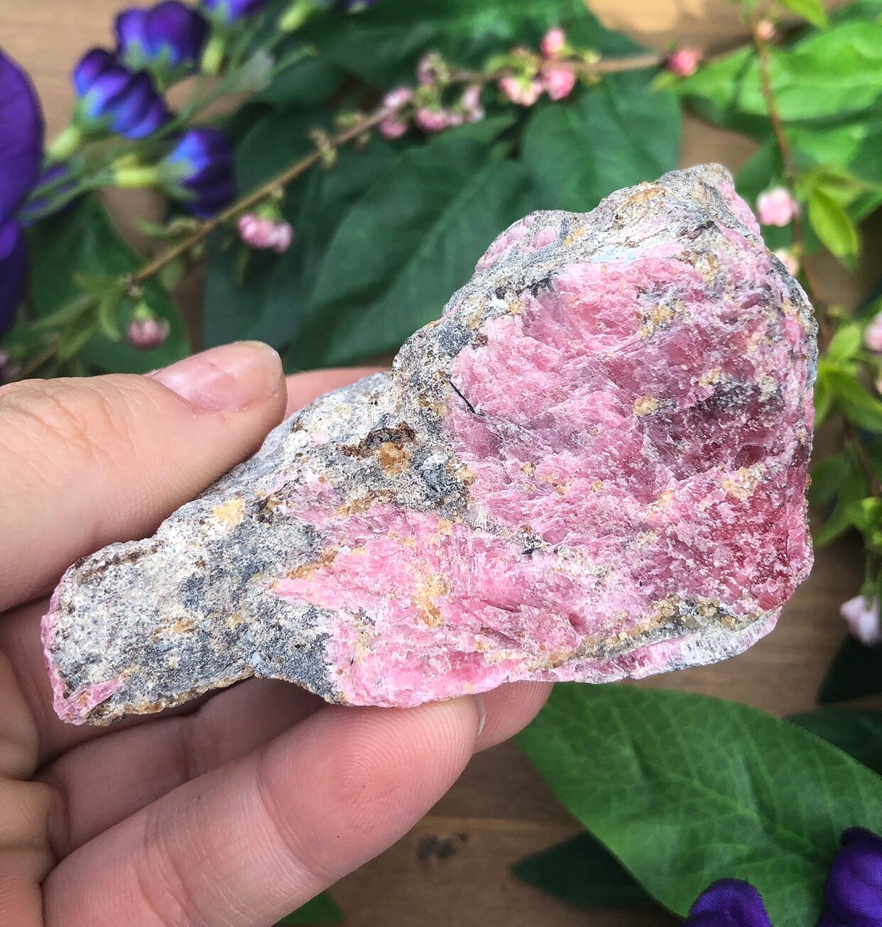 Raw Rhodonite Crystal