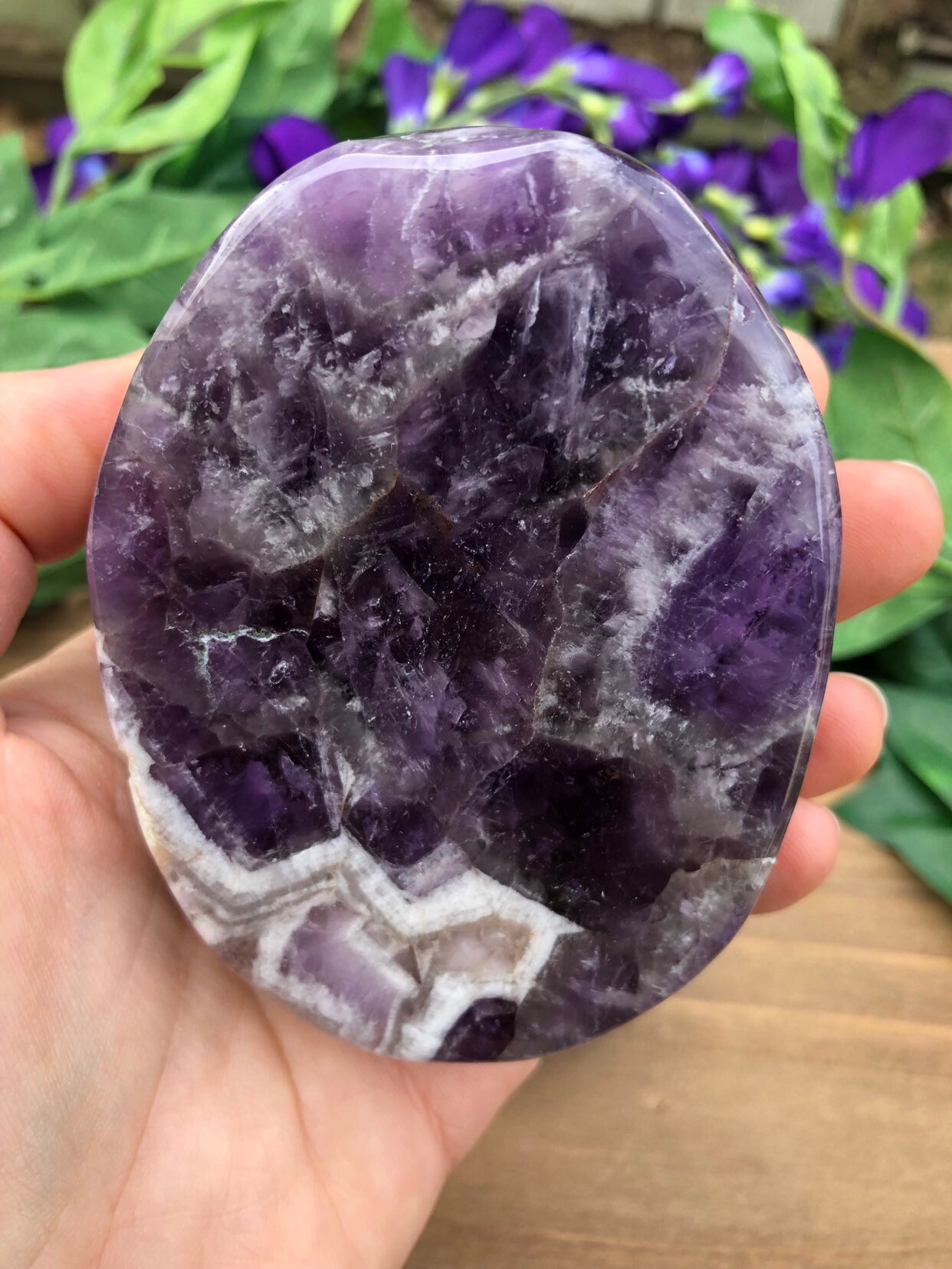 Amethyst Candle Holder