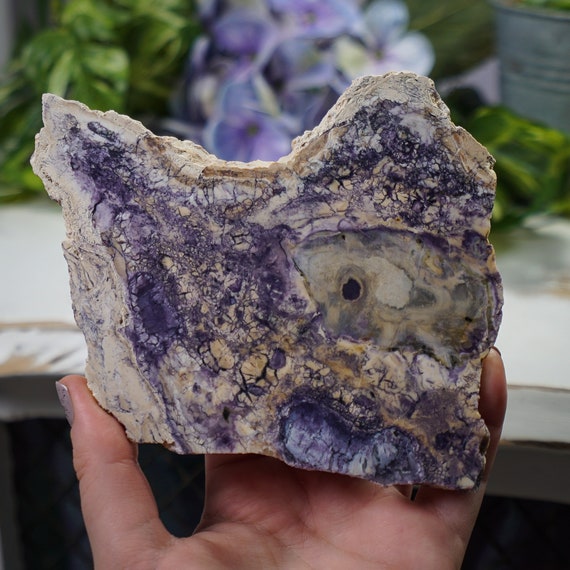 Raw Beautiful Lavender Tiffany Stone Slab