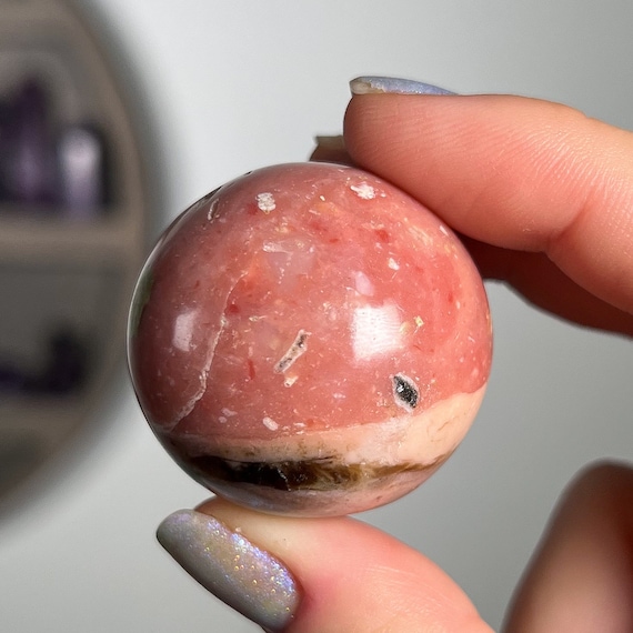 Pink Opal Stone Sphere