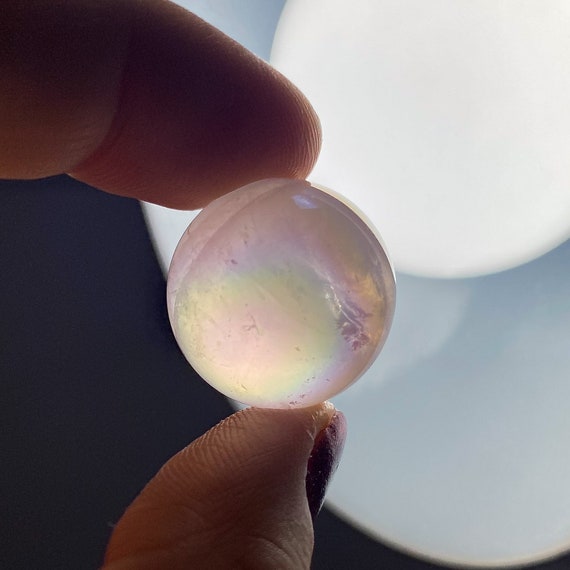 Star Aura Rose Quartz Sphere