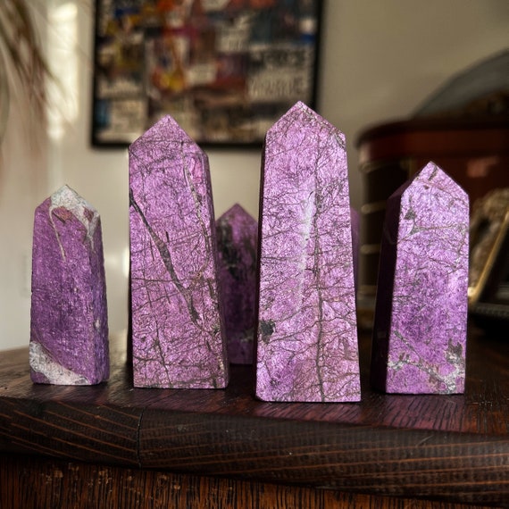 Purple Purpurite Obelisk