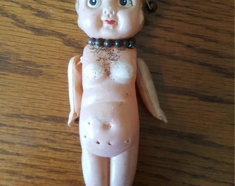 7" Celluloid Kewpie Doll, Made in Occupied Japan