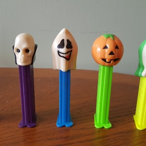 Set of 5 Vintage Halloween and Christmas Pez Dispensers
