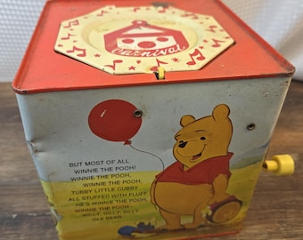 Caja sorpresa decorativa vintage de Winnie the Pooh