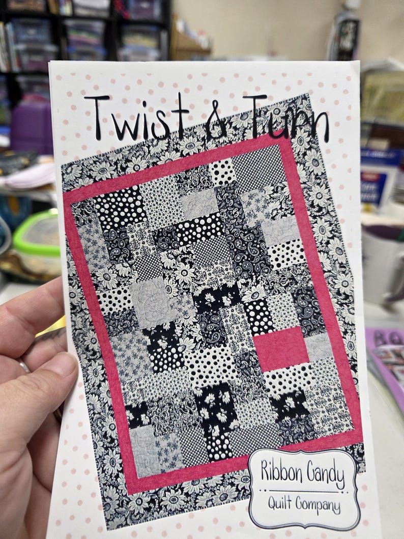 Twist & Turn Quilt Pattern by Ribbon Candy Quilt Company - Etsy