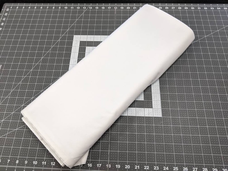 White Solid High Quality Quilting Cotton From the Bolt Etsy