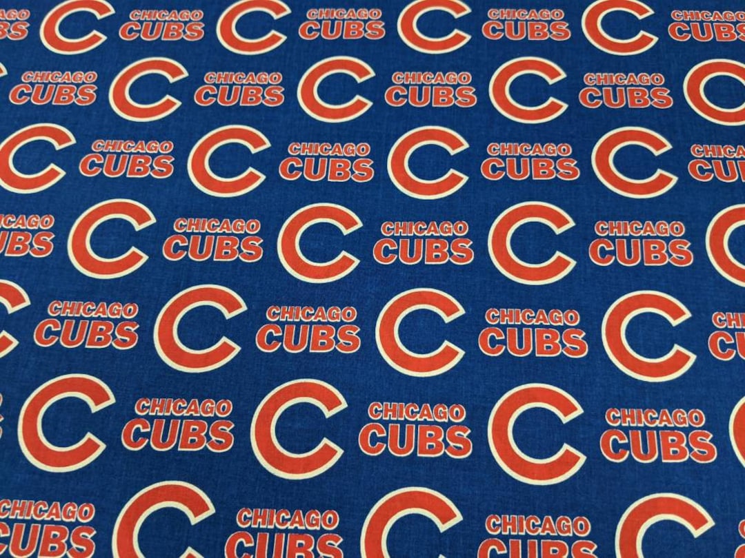 Chicago Cubs MLB Extra Wide (58") High Quality Quilting Cotton From