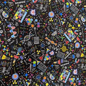 Science Chemistry - Timeless Treasures - High Quality Quilting Cotton from the bolt