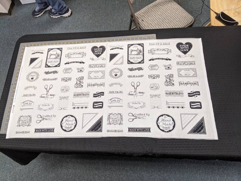 Panel of Cute Quilt Labels Handmade With Love Labels Etsy