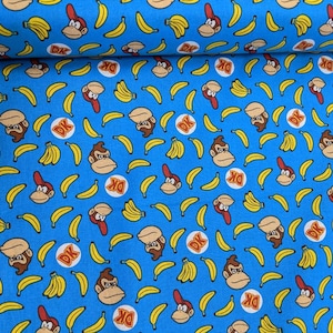 Donkey Kong - Nintendo - high quality quilting cotton from the bolt