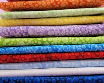 Fat Quarters Bundle of Soda Pop Bubble - 20 pieces for a total of 5 yards - high quality Cotton
